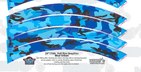 Camouflage Blue Urban Full Rim Graphics