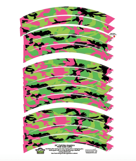 Camouflage CUSTOMISABLE Full Rim Graphics
