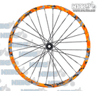 Camouflage Orange Urban Full Rim Graphics