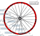 Camouflage Red Scale Full Rim Graphics
