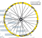 Camouflage Yellow Urban Full Rim Graphics