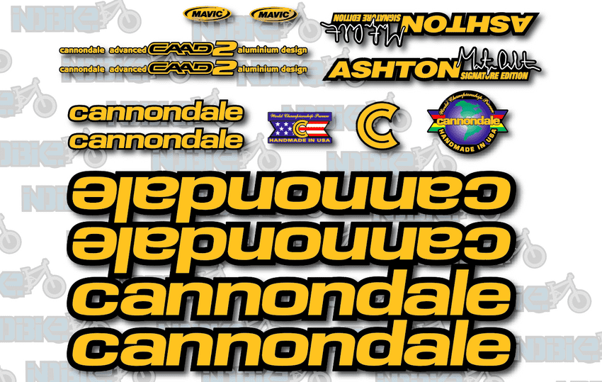 Cannondale Caad2 Ashton Edition Frame Graphics