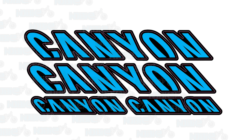 CANYON ロゴステッカー 6枚セット Canyon Logo Graphic Kit
