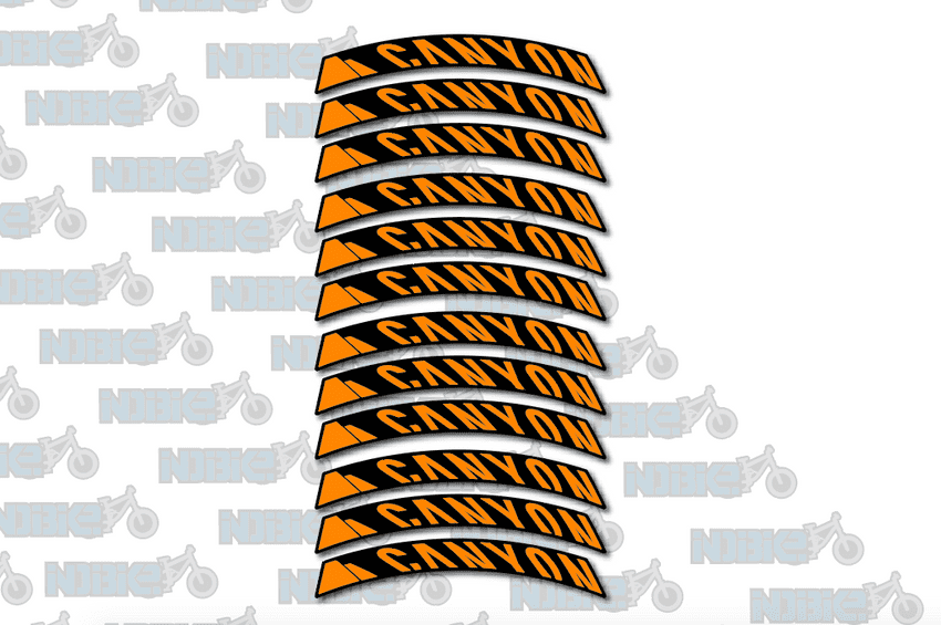 Canyon logo Rim Stickers/Decals