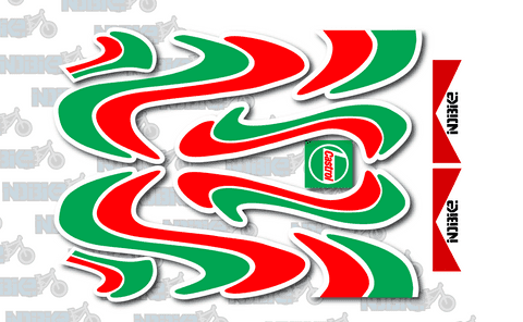 Castrol Toyota/ Honda Retro Racing Frame Fork Embellishments