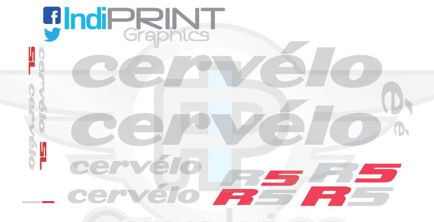 Cervelo R5 Decal Set