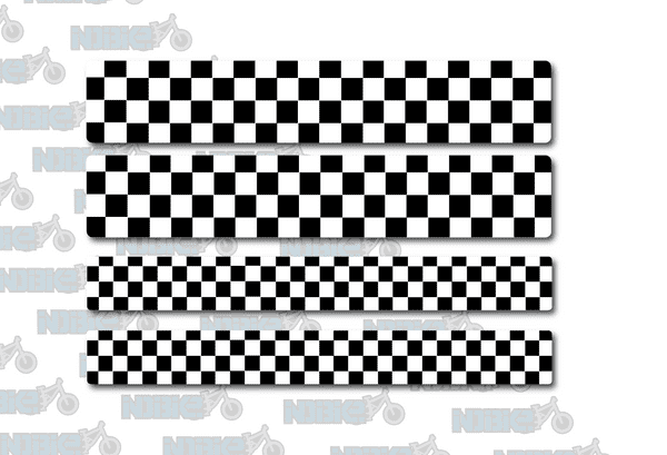 Cheque Pattern Frame Fork Embellishments
