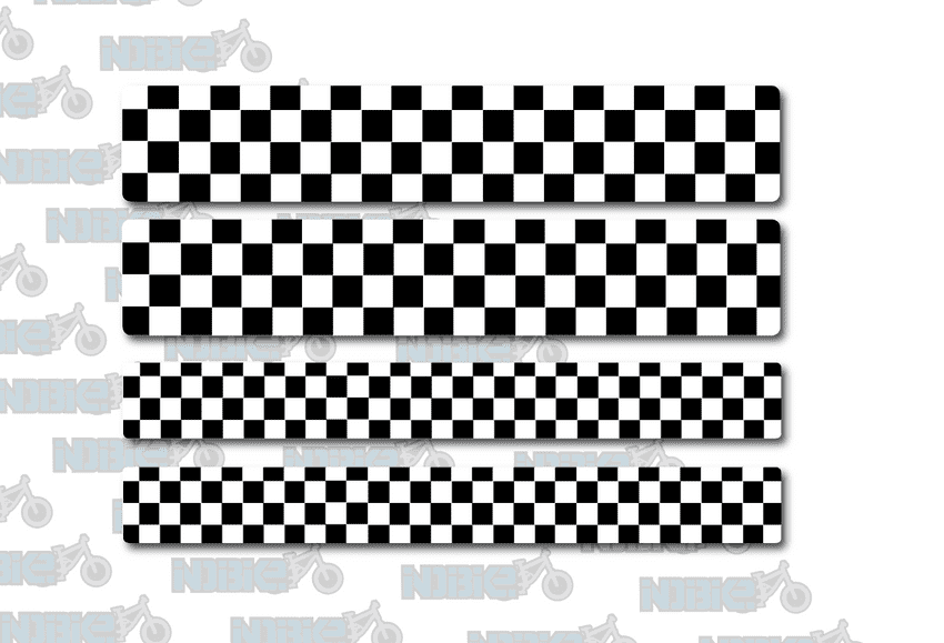Cheque Pattern Frame Fork Embellishments