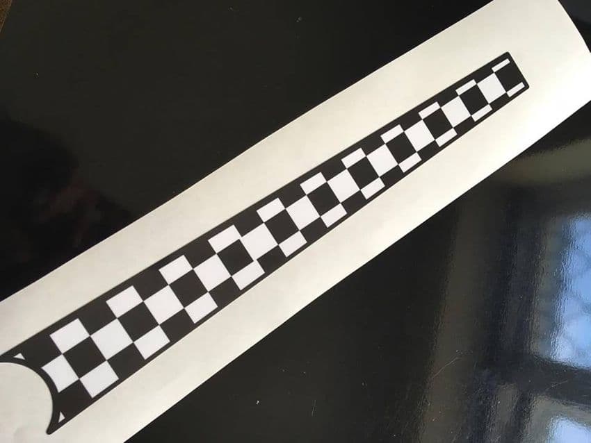 Cheque Pattern Top Tube Graphic