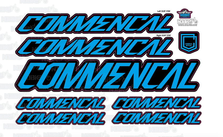 Commencal Basic 2019-2020 Frame Graphic Set