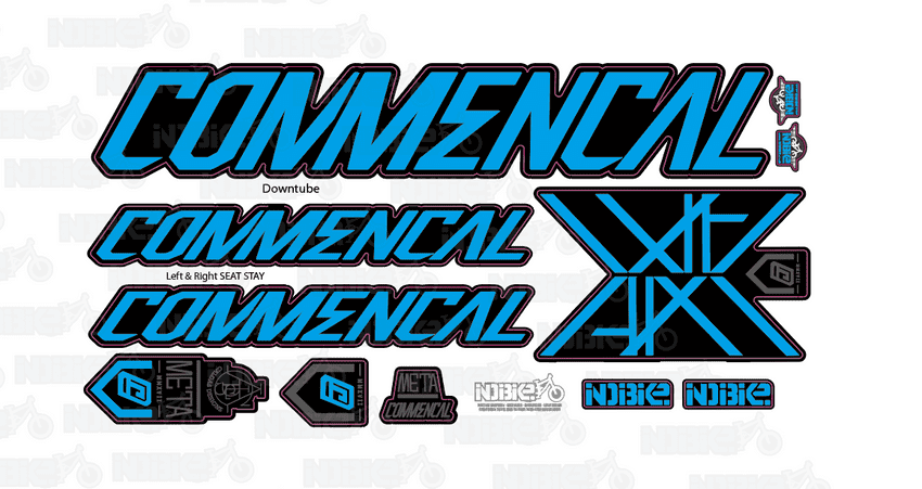 Commencal Meta AM & TR Trail V4.2 2017-18 Essential Graphic Set