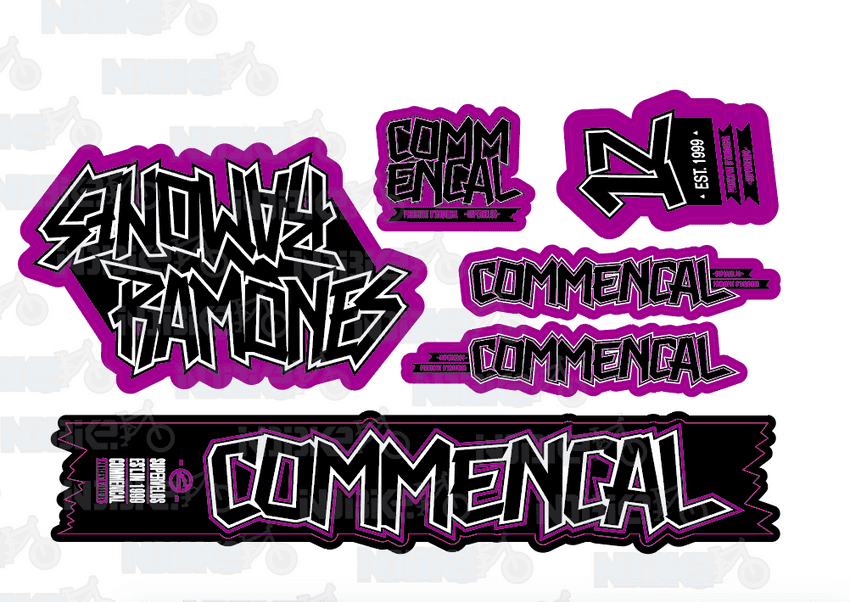 Commencal Ramone 12 Stickers/Decals