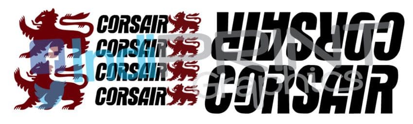 Corsair Frame Stickers