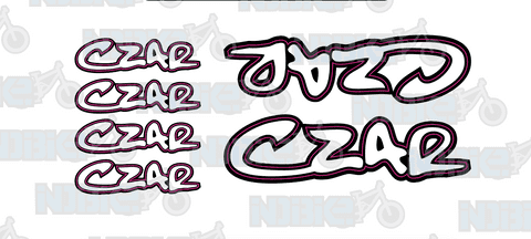 Czar Logo Decal Graphics