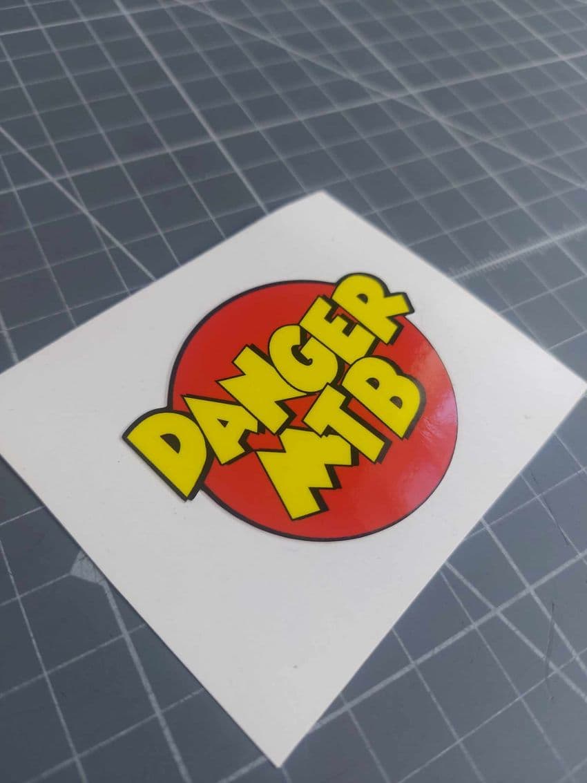 Danger Mouse Danger MTB Badge