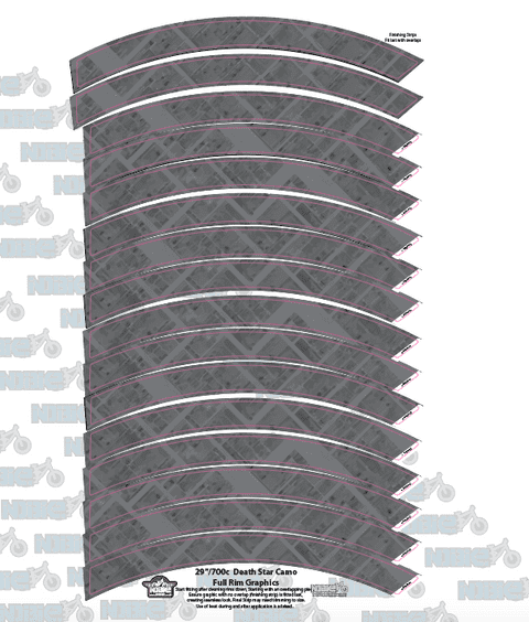 Death Star Camouflage Full Rim Graphic/Wrap
