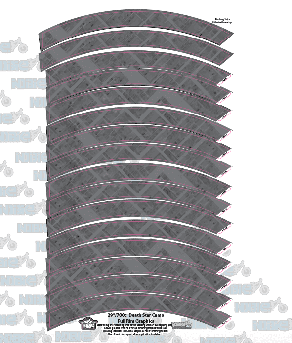 Death Star Camouflage Full Rim Graphic/Wrap
