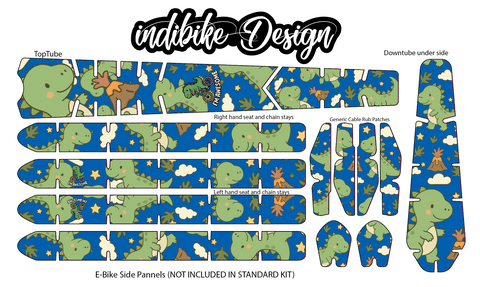Dinosaur Dreams BikeTattoo Kit (custom option)