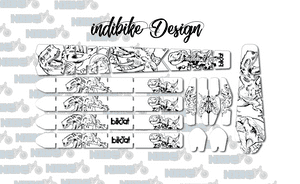 Dinosaur Illustration BikTat Kit
