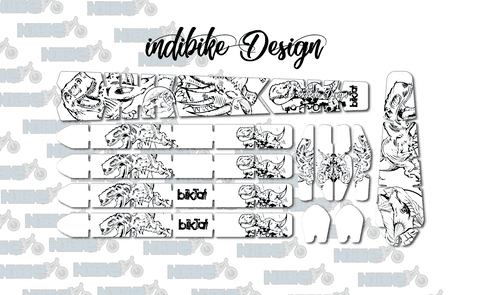 Dinosaur Illustration BikTat Kit