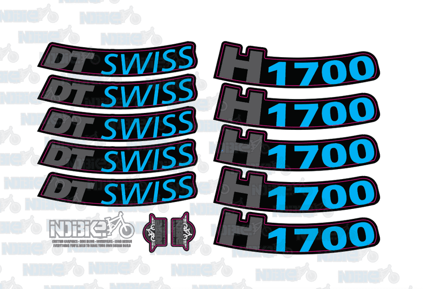 DT Swiss H1700 & Hybrid E Bike Rim Graphics