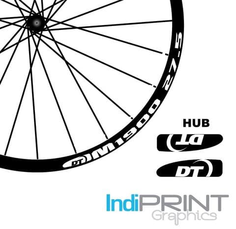 Dt Swiss m1900 style Rim & Hub Decals