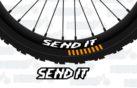 Edgy Text Custom Rim Graphics/Stickers