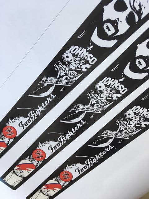 Foo Fighters Top Tube Graphic