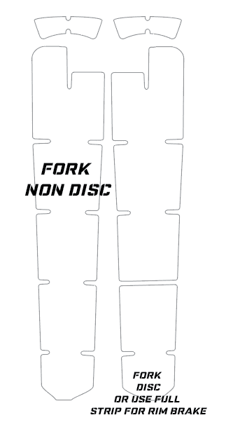 Fork Rigid/Carbon InvisiFilm Kit