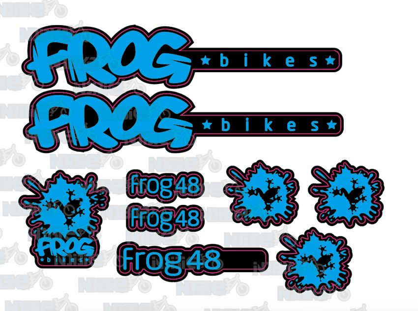 Frog Bikes 48 & 62 Graphic Set