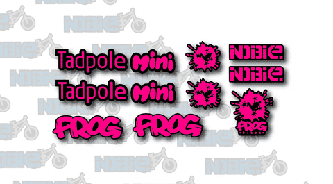 Frog Bikes Tadpole Mini Graphic Set