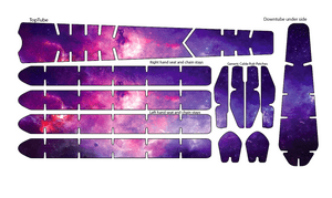 Galaxy Pattern BikeTattoo Kit