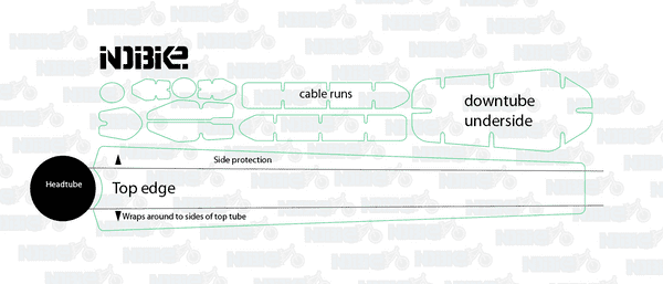 Generic Top Tube Protection Invisifilm Kit