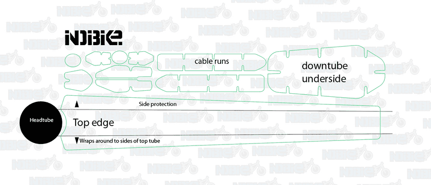 Generic Top Tube Protection Invisifilm Kit
