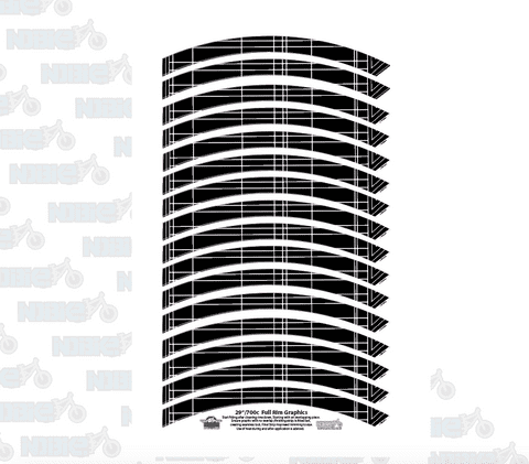 Geometric Lines Full Rim Graphics