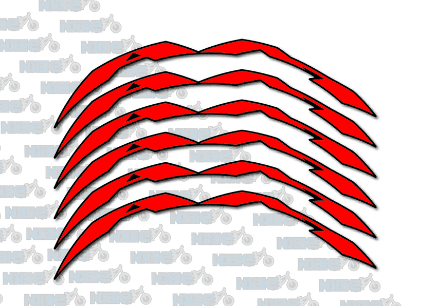 Giant Am Rim Stickers/Decals