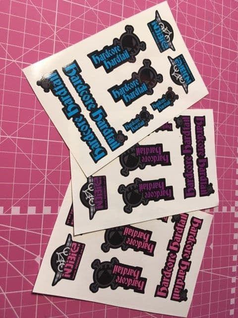 Hardcore Hardtail Sticker Pack