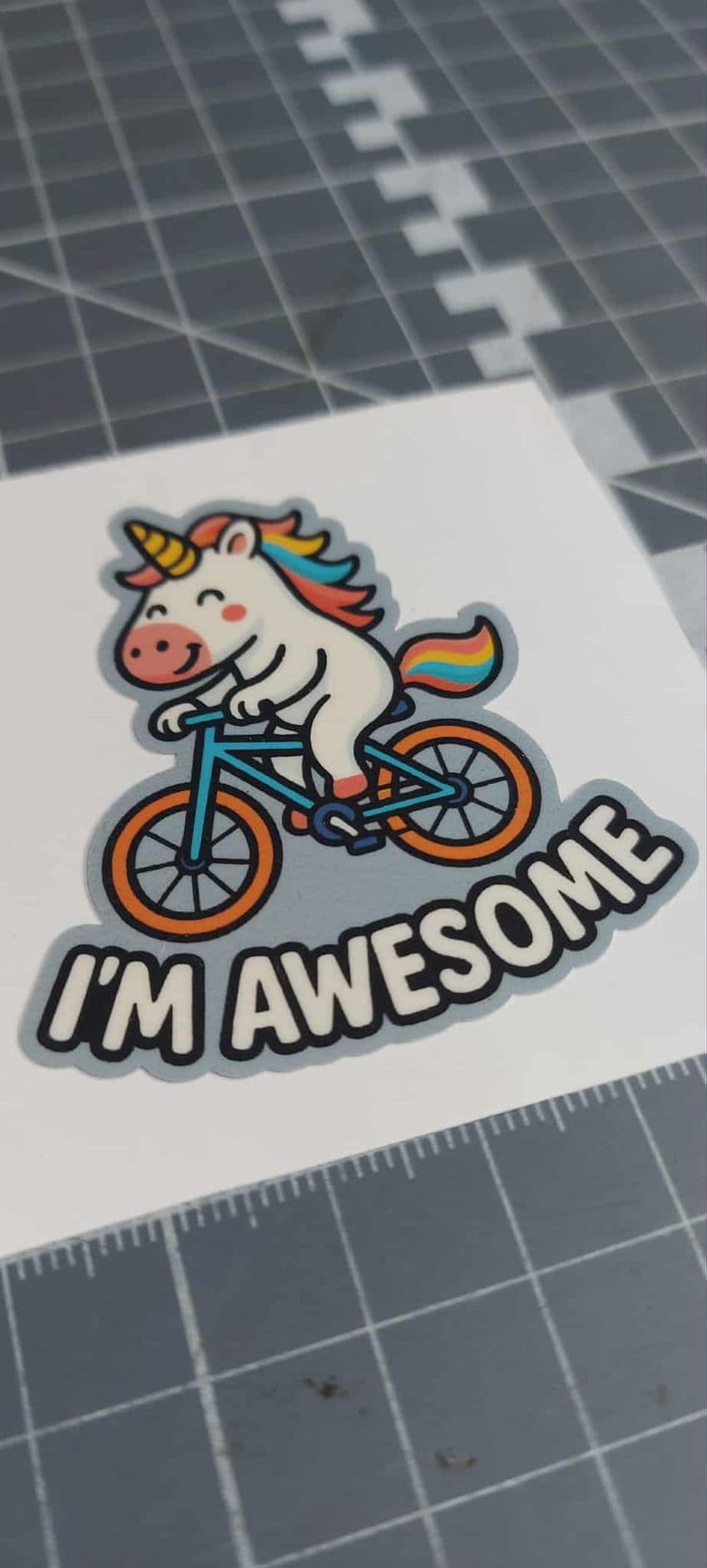 I'm Awesome Unicorn Sticker