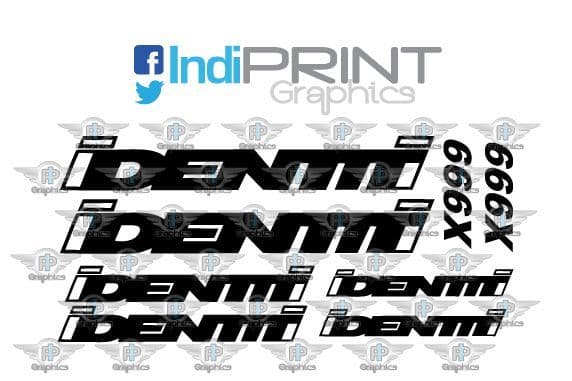 Identiti 666X Sticker/Decal set