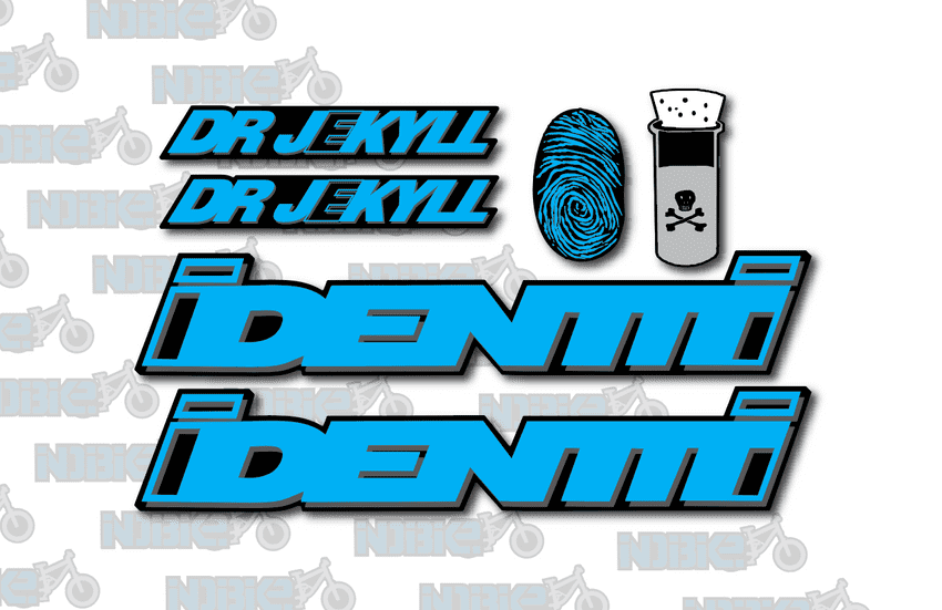 Identiti Dr Jekyll Frame Graphic Set Stickers and Decals