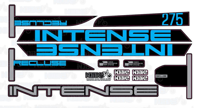 Intense Recluse 27.5 2017 Cover Up Graphic Set