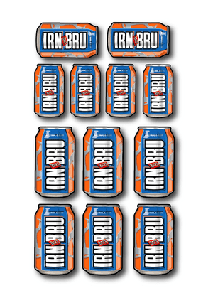 Irn Brew Frame & Fork Embellishments Bike Stickers