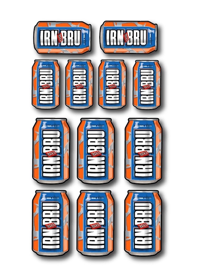 Irn Brew Frame & Fork Embellishments Bike Stickers