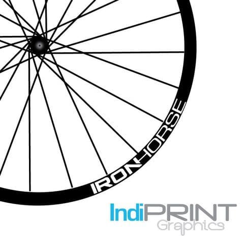 Iron Horse Rim Decal