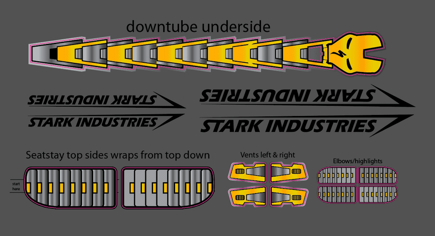 Iron Man Stark Industries Generic Fit Kit