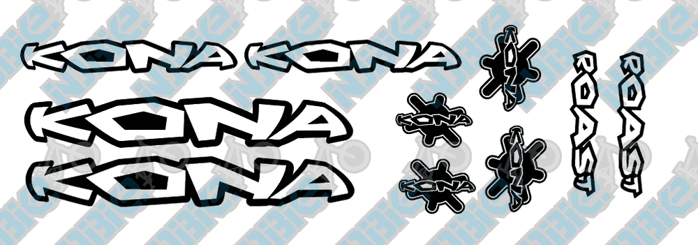 Kona Roast Decal Set