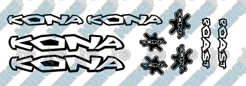 Kona Roast Decal Set