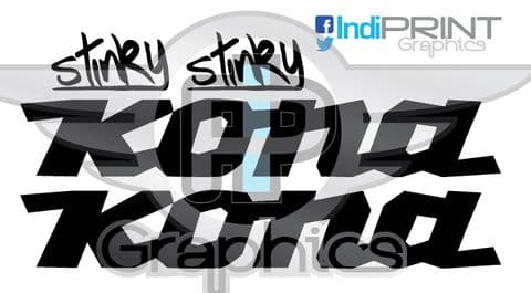 Kona Stinky Decal Set