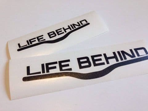 Life Behind Bars Decals