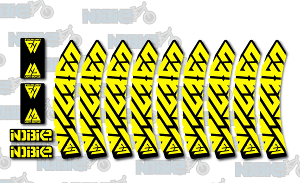 Light Bikes Rim Graphics